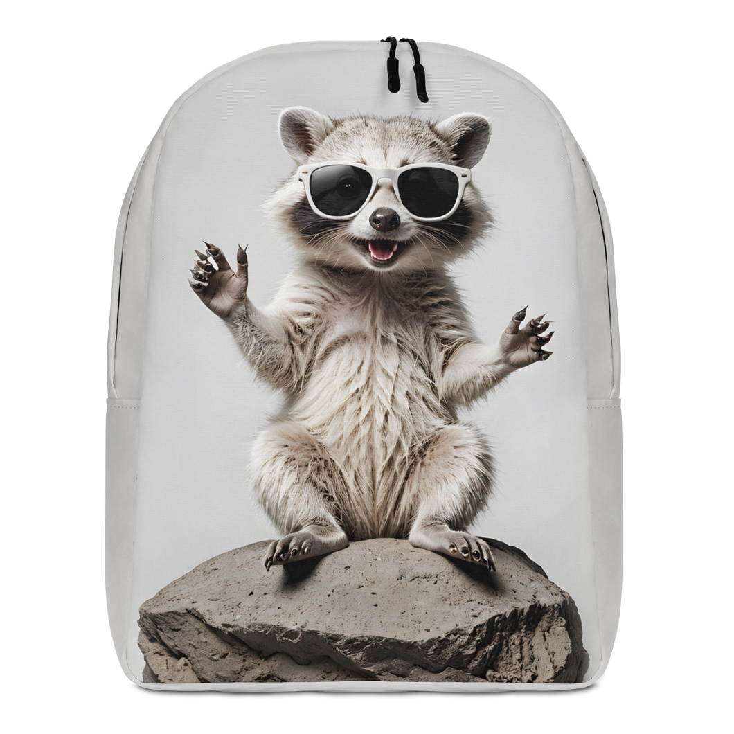 Hello Racoon Minimalist Backpack