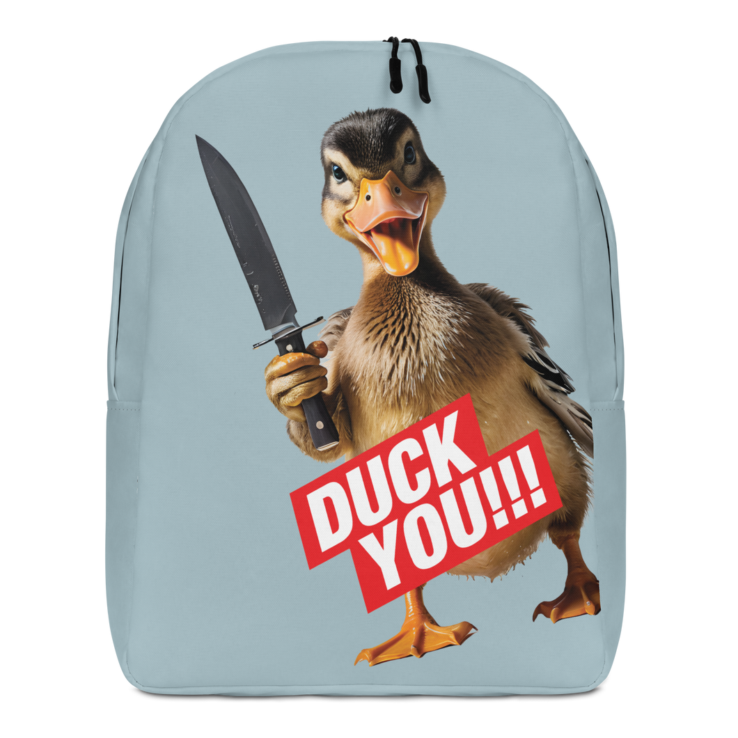 Duck You Minimalist Backpack