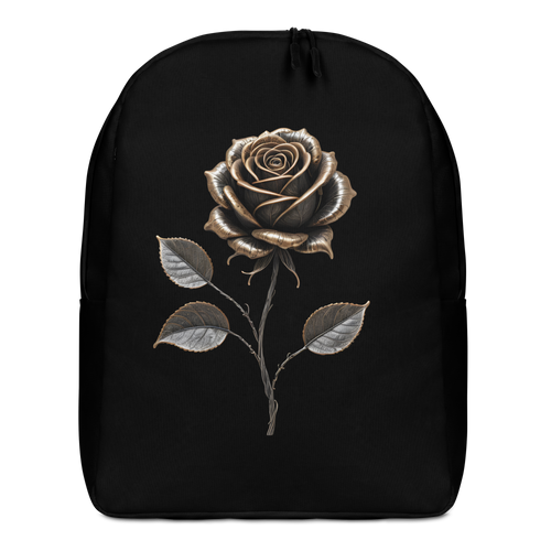 Rose Copper Art Minimalist Backpack