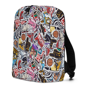 Street Art College Pattern Minimalist Backpack