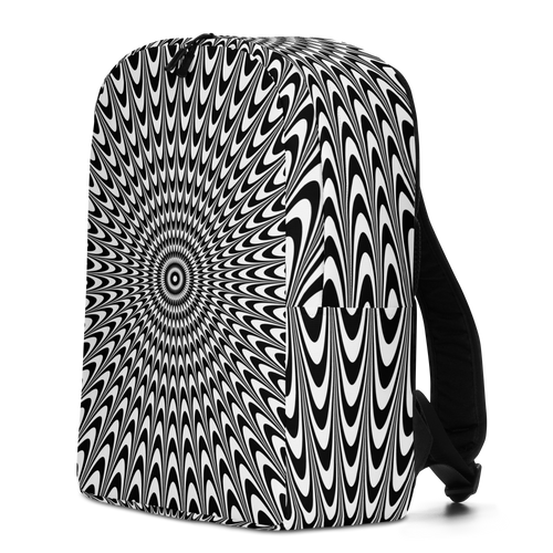 Vertigo Optical Illusion Background Minimalist Backpack