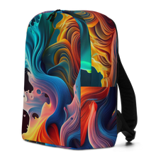 Colorful Swirl Background Minimalist Backpack