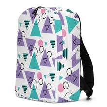 Memphis Colorful Pattern 03 Minimalist Backpack