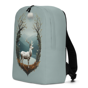 Deer By The Lake Minimalist Backpack