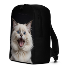 Angry Ragdoll Kitten Minimalist Backpack