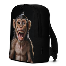 Happy Monkey Black Minimalist Backpack