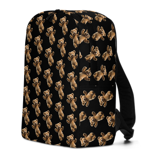 Happy Teddy Bear Pattern Minimalist Backpack