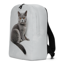 Relaxing British Shorthair Cat Minimalist Backpack