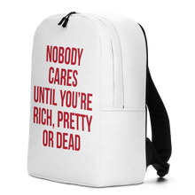 Nobody Cares (Funny) Minimalist Backpack