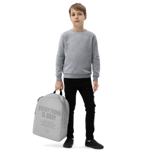 Everything is Gray Minimalist Backpack