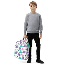 Memphis Colorful Pattern 03 Minimalist Backpack