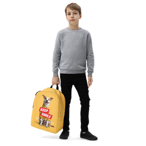 Good Boy Yellow Minimalist Backpack