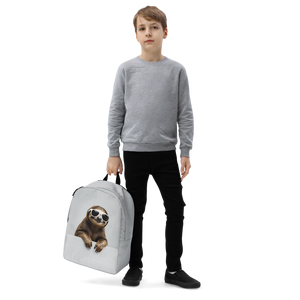 Cool Smiling Sloth Minimalist Backpack