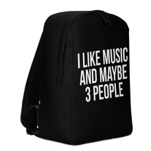 I Like Music and Maybe 3 People Minimalist Backpack