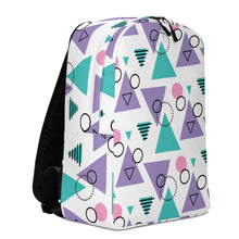 Memphis Colorful Pattern 03 Minimalist Backpack