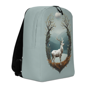 Deer By The Lake Minimalist Backpack