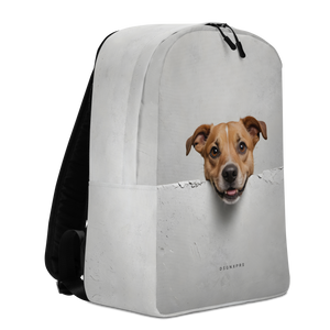 Smile Dog Peep Minimalist Backpack