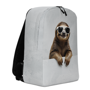 Cool Smiling Sloth Minimalist Backpack