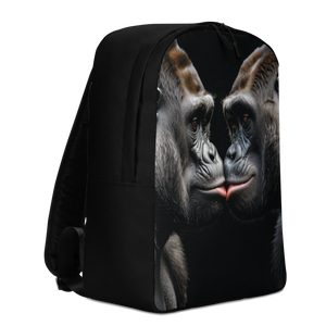 Gorilla Kissing Minimalist Backpack