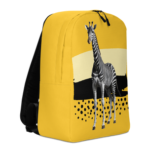 Giraffe Zebra Skin Minimalist Backpack