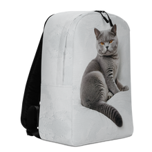 Relaxing British Shorthair Cat Minimalist Backpack