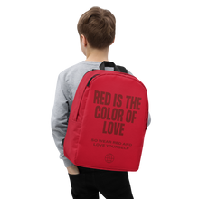 Red is the color of love Minimalist Backpack