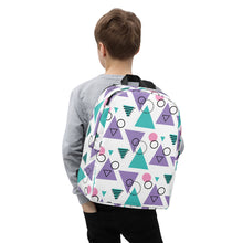 Memphis Colorful Pattern 03 Minimalist Backpack