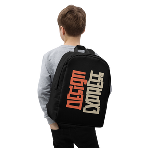 Design Express Typography Minimalist Backpack