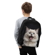 Angry Ragdoll Kitten Minimalist Backpack