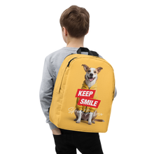 Good Boy Yellow Minimalist Backpack