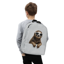 Cool Smiling Sloth Minimalist Backpack