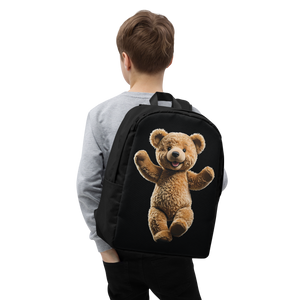 Happy Teddy Bear Minimalist Backpack