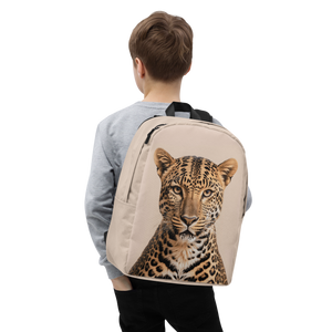 Leopard Potrait Minimalist Backpack