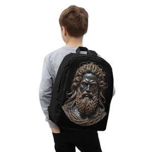 Zeus Copper Wire Sculpture Minimalist Backpack