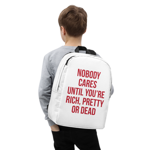 Nobody Cares (Funny) Minimalist Backpack