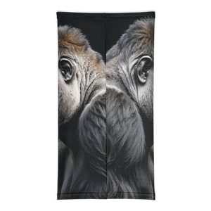 Gorilla Kissing Face Mask & Neck Gaiter