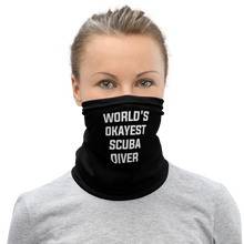 World's Okayest Scuba Diver Face Mask & Neck Gaiter