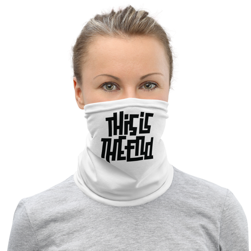 THIS IS THE END? White Face Mask & Neck Gaiter