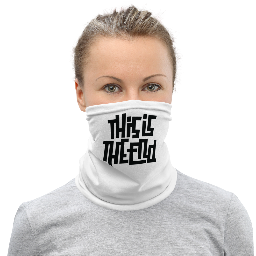 THIS IS THE END? White Face Mask & Neck Gaiter