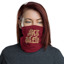 THIS IS THE END? Burgundy Face Mask & Neck Gaiter