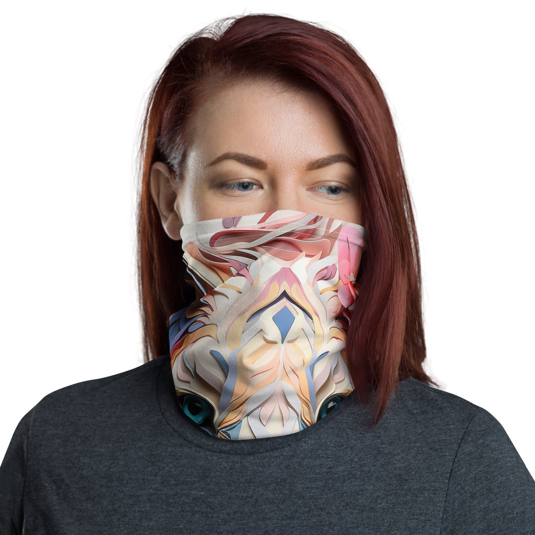 Default Title Lion Art Mask & Neck Gaiter by Design Express