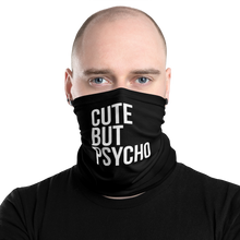 Cute But Psycho Black Face Mask & Neck Gaiter