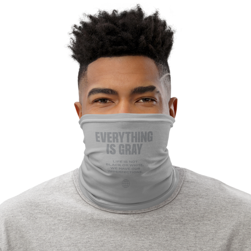 Everything is Gray Face Mask & Neck Gaiter