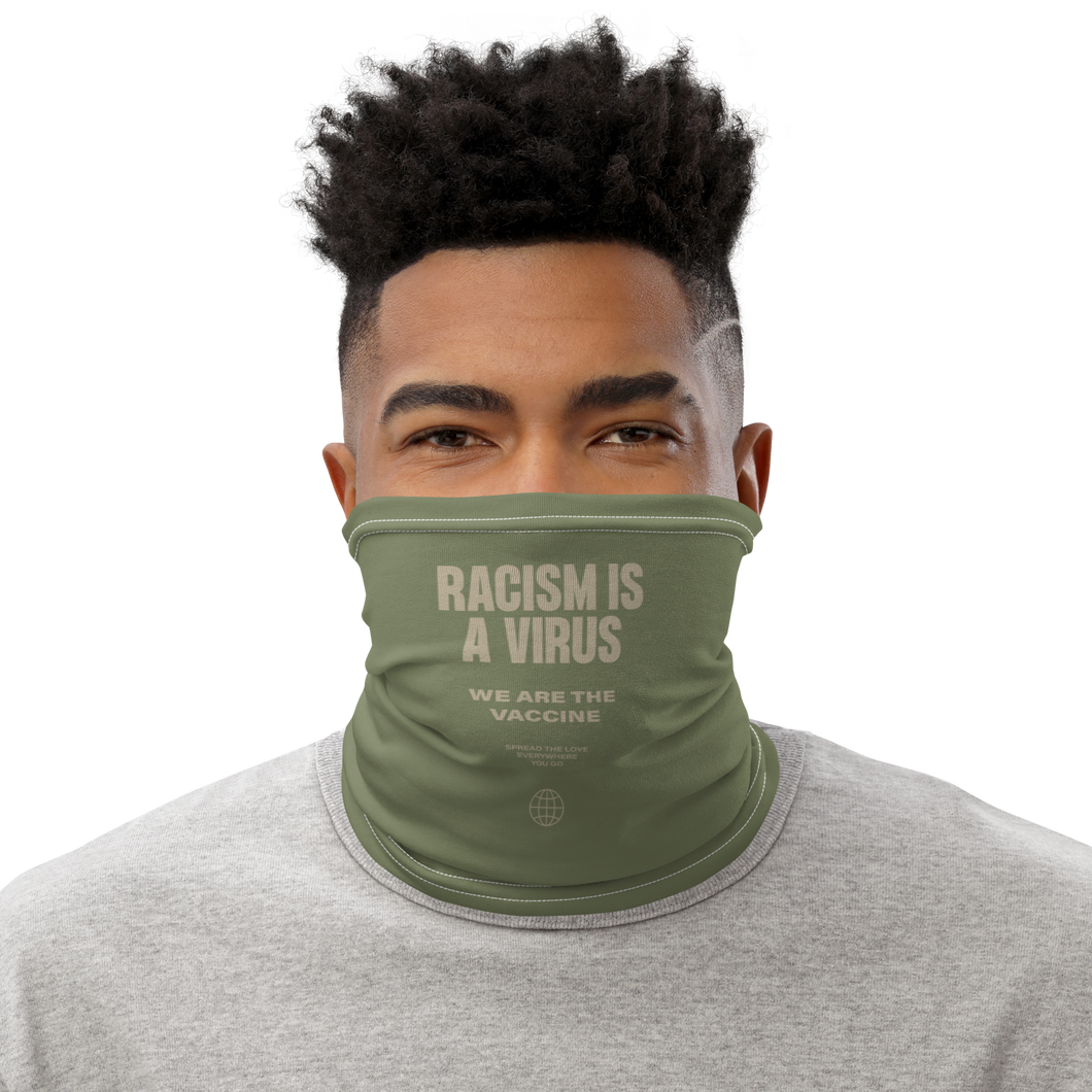 Racism is a Virus Face Mask & Neck Gaiter