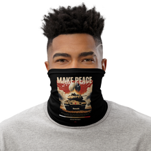 Make Peace Stop War Tank Face Mask & Neck Gaiter