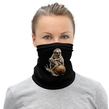 Sloth Riding A Snail Face Mask & Neck Gaiter