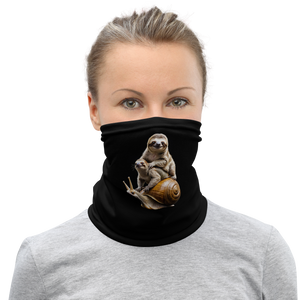 Sloth Riding A Snail Face Mask & Neck Gaiter