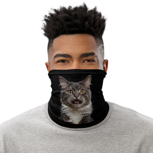 Shocked Cat Face Mask & Neck Gaiter