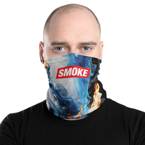 Blue Smoke Fire Mask & Neck Gaiter