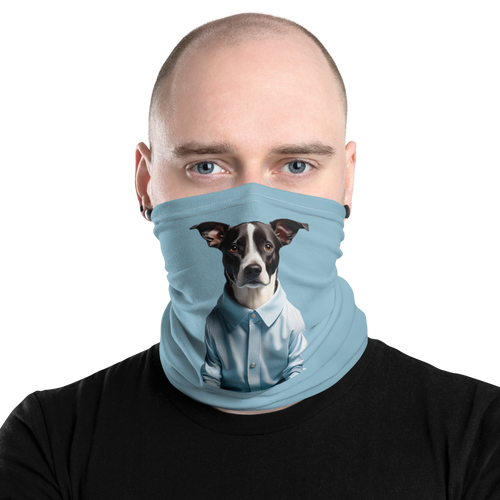 Sad Dog Blue Mask & Neck Gaiter